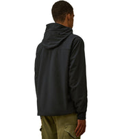 C.P. COMPANY C.P. SHELL-R GOGGLE SCHWARZE KAPUZENJACKE