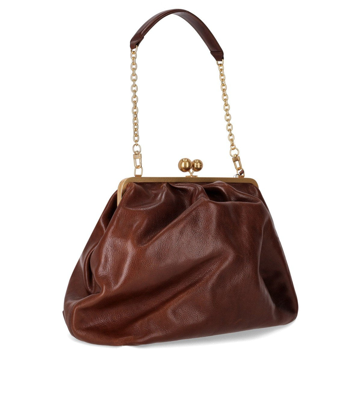 MAX MARA WEEKEND PASTICCINO MIRTE LARGE LICHTBRUINE CLUTCH
