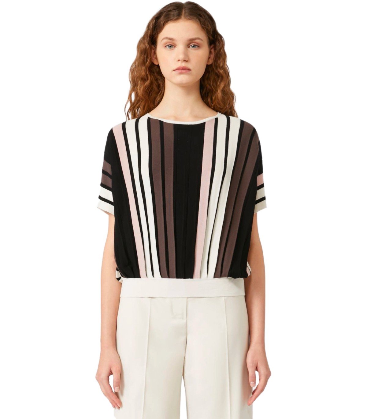 MAX MARA WEEKEND PEGOLA MULTICOLORED TOP
