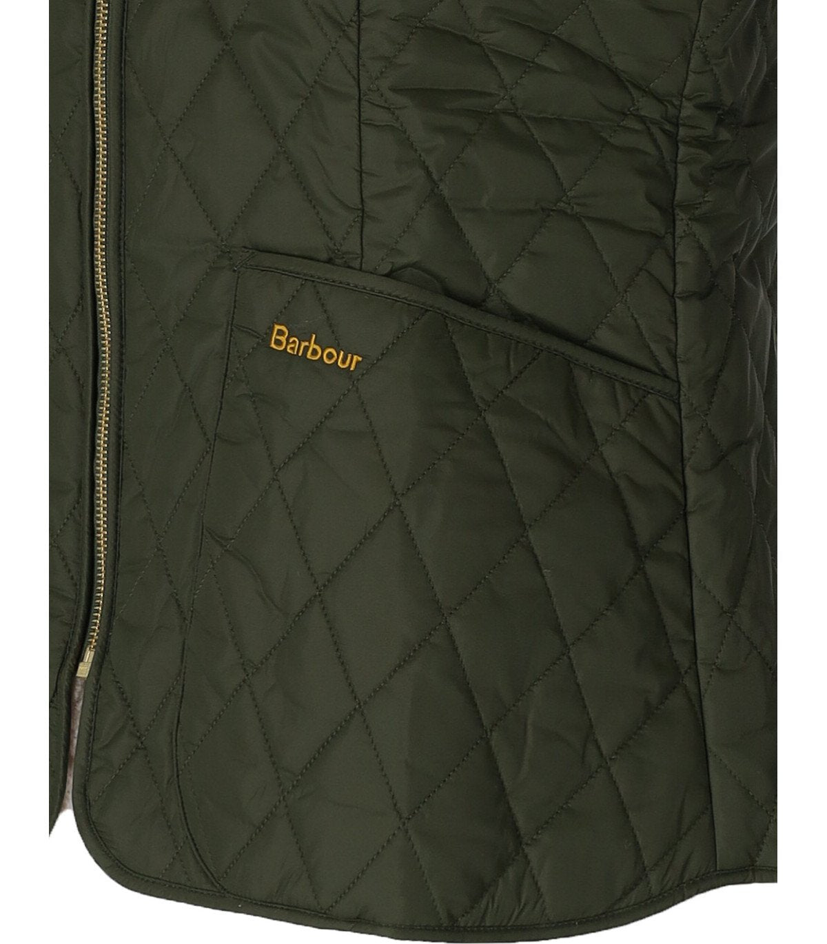 BARBOUR MARKENFIELD OLIVGRÜNE WENDEWESTE