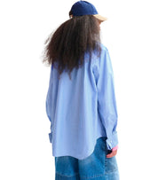 ESSENTIEL ANTWERP JUF LIGHT BLUE SHIRT