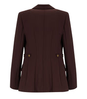 CHAQUETA DE BOTONADURA SENCILLA MERLOT ELISABETTA FRANCHI