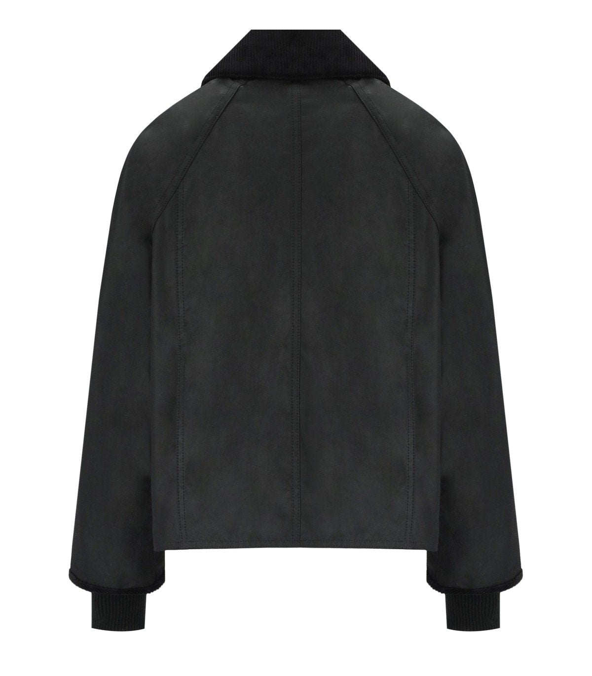 BARBOUR BEADNELL WAX BLACK CROPPED JACKET