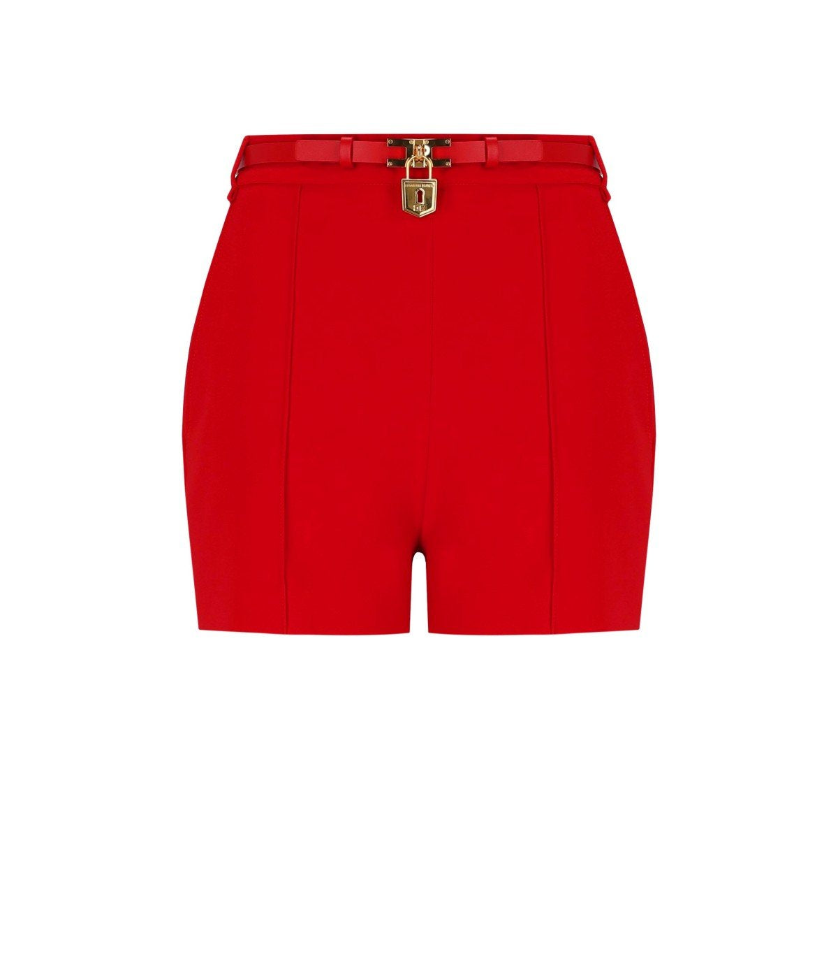 SHORT AVEC CEINTURE ROUGE ELISABETTA FRANCHI
