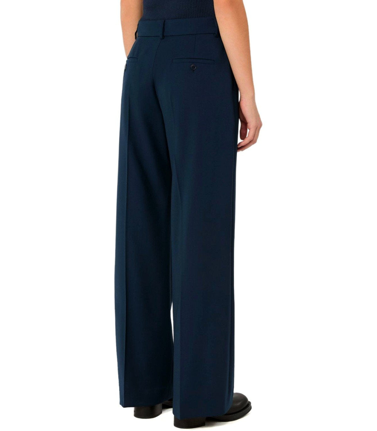 MAX MARA WEEKEND VISIVO BLUE TROUSERS