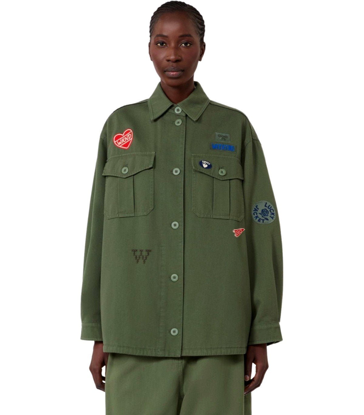 MAX MARA WEEKEND RAZZA KAKI HEMDJACKE
