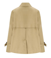 MAX MARA WEEKEND BIGLIA BEIGE SHIRT TRENCH COAT