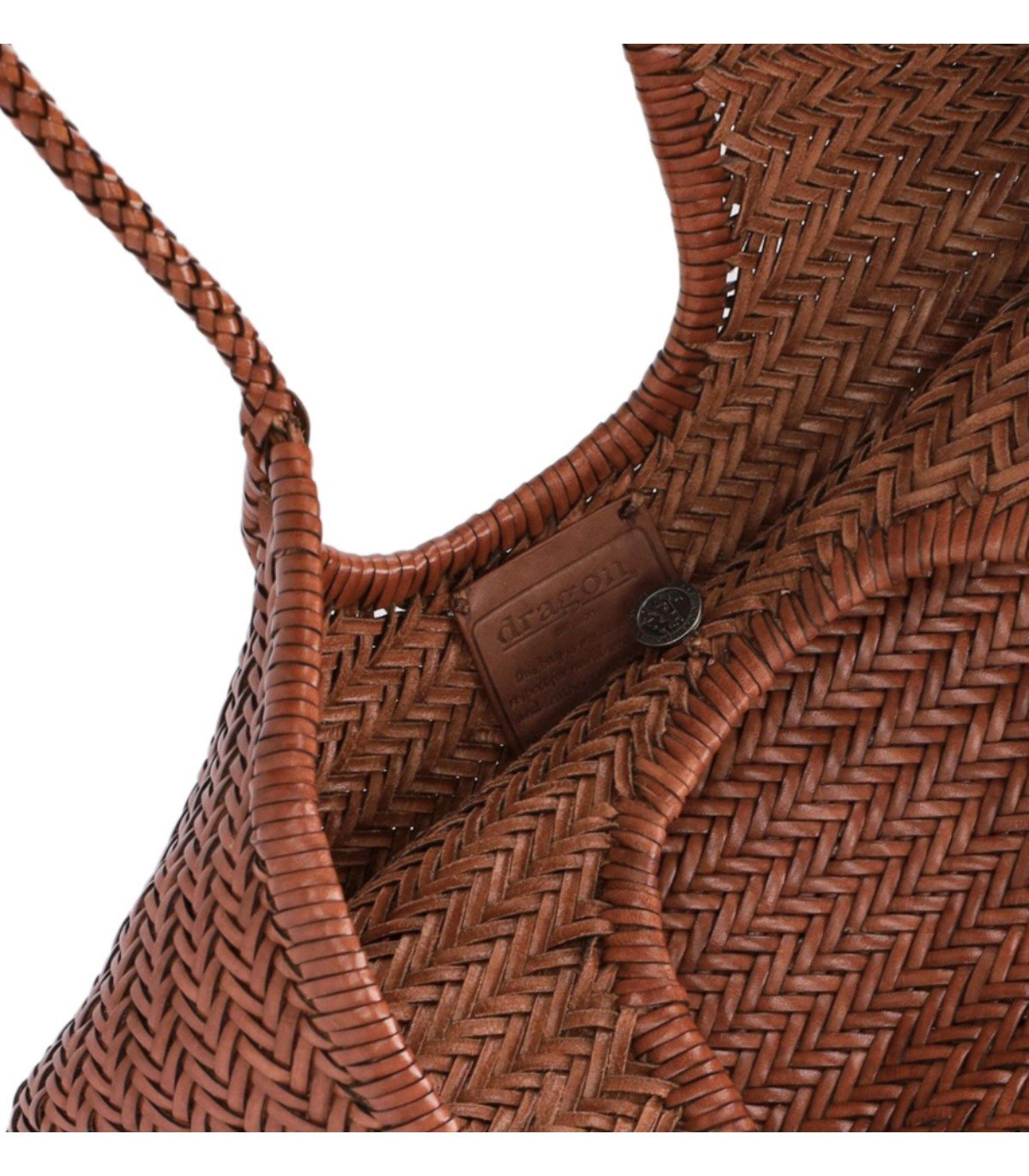 DRAGON DIFFUSION DIAGONAL TRIPLE JUMP TAN SHOULDER BAG