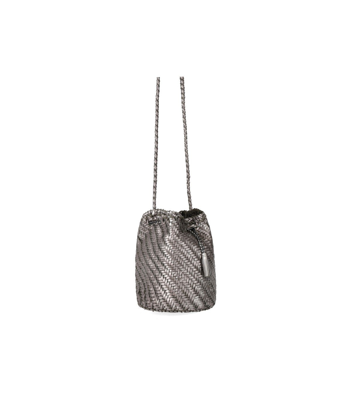 DRAGON DIFFUSION POMPON DOUBLE JUMP COVERTFOIL CROSSBODY BAG