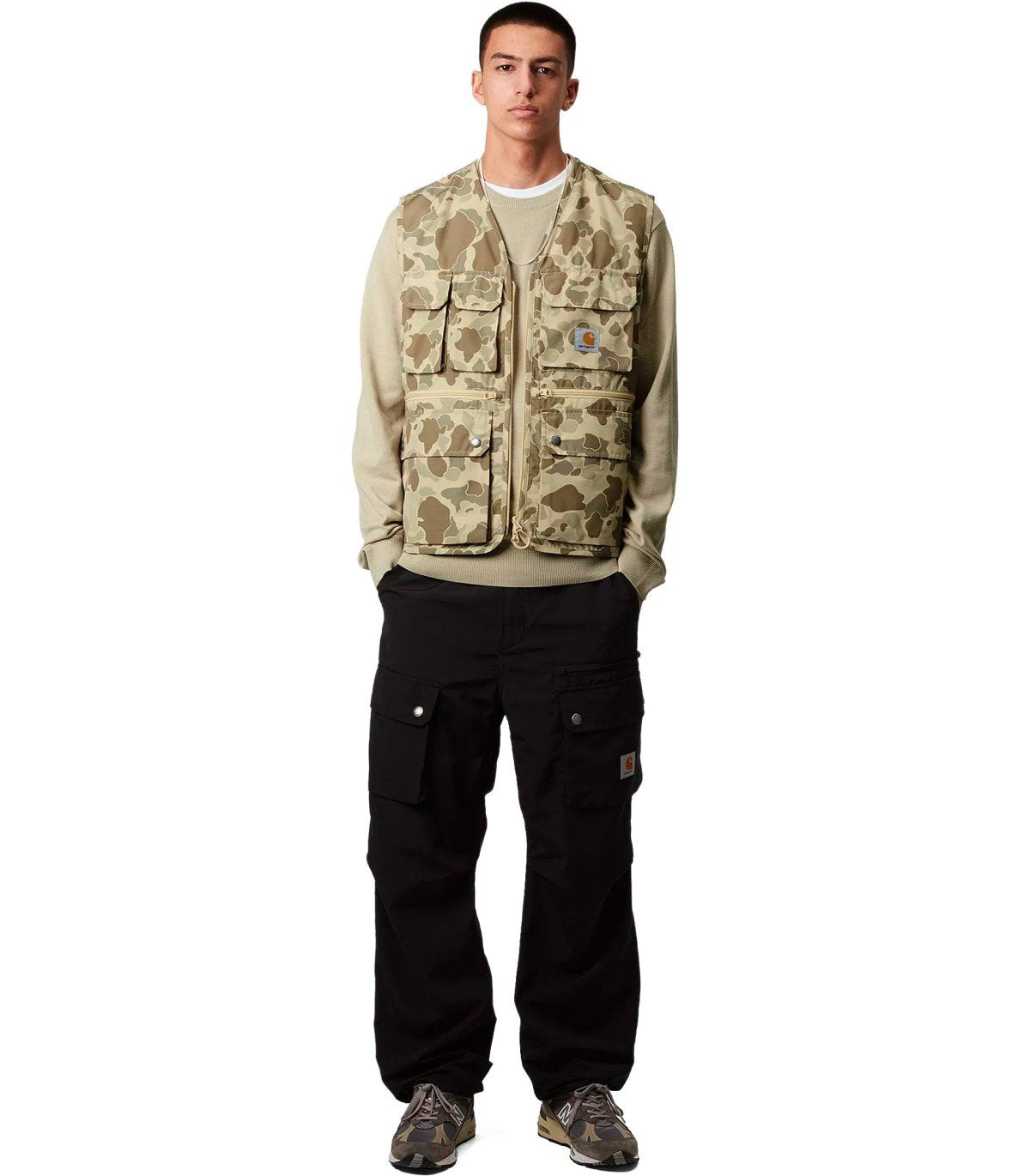 GILET IRWIN CAMO DUCK DESERT CARHARTT WIP