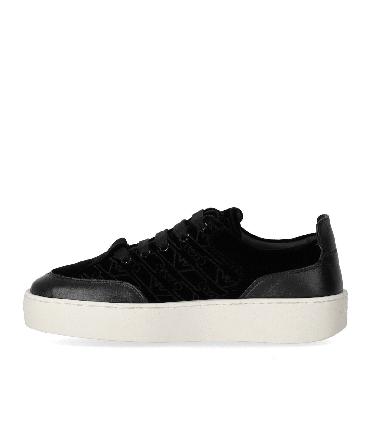 SNEAKER MONOGRAM NERA EMPORIO ARMANI