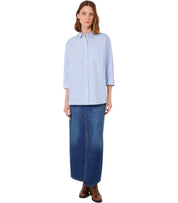 MAX MARA WEEKEND GIRALDA LIGHT BLUE SHIRT