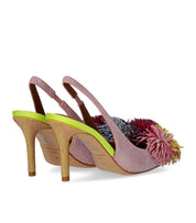 KURT GEIGER POM POM ROZE SLINGBACK PUMP