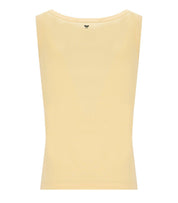 MAX MARA WEEKEND MULTIC YELLOW RIBBED TOP