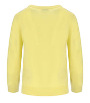 GANNI YELLOW DIAMOND CARDIGAN