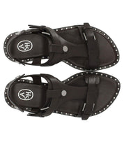 ASH PIPER DUNKELBRAUNE FLACHE SANDALE