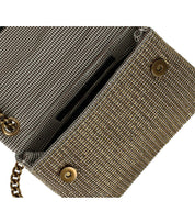 KURT GEIGER KENSINGTON MINI GOLD CROSSBODY BAG