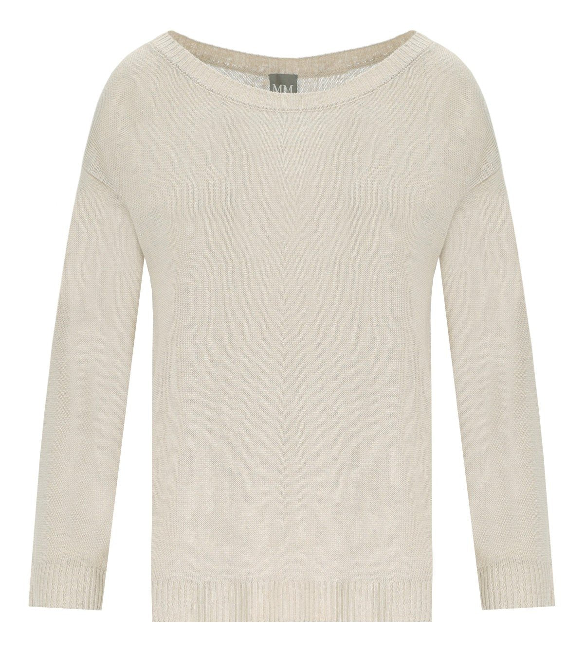 MM MAX MARA DANDY BEIGE RUNDHALSPULLOVER