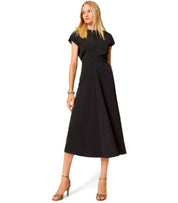 TWINSET BLACK MIDI DRESS