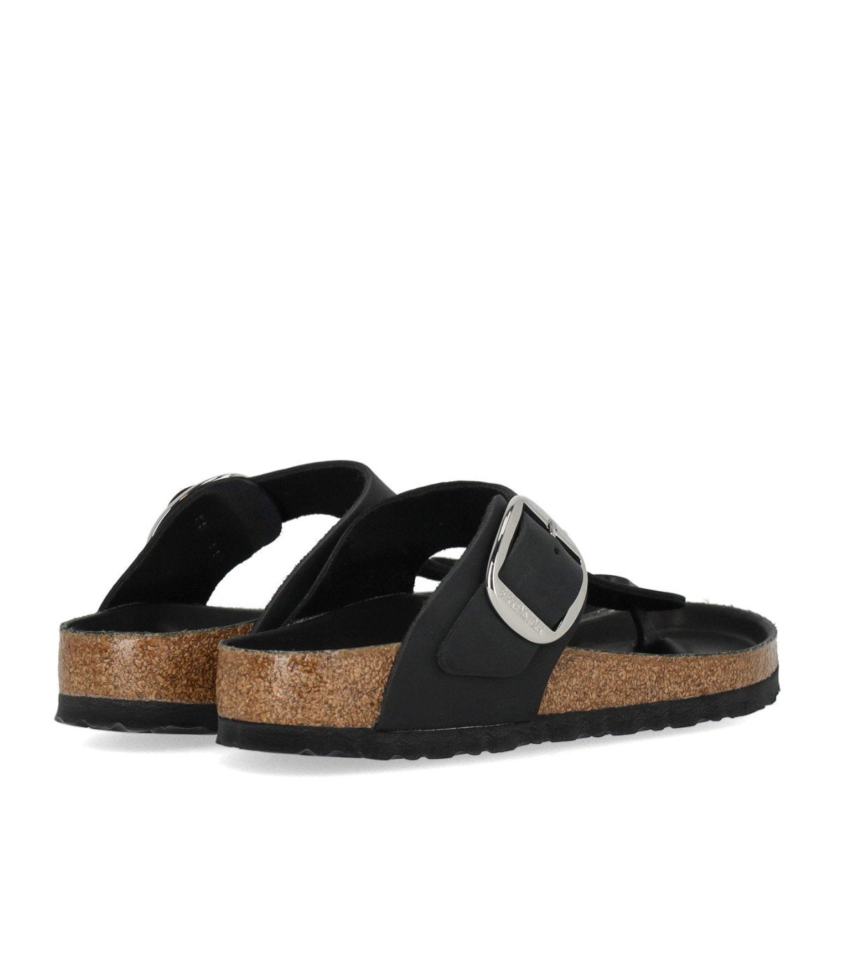 BIRKENSTOCK GIZEH BIG BUCKLE BLACK THONG SANDAL