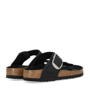 BIRKENSTOCK GIZEH BIG BUCKLE BLACK THONG SANDAL