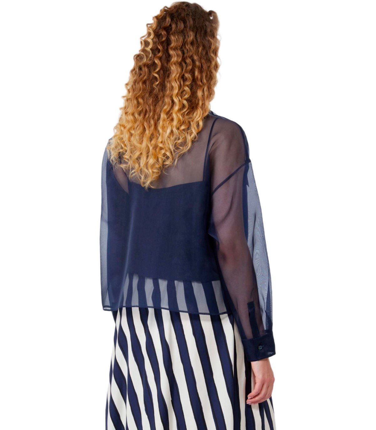 CAMICIA COLOMBA BLU MAX MARA WEEKEND