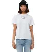 GANNI BLACK OVERSIZE RIBBED BEANIE