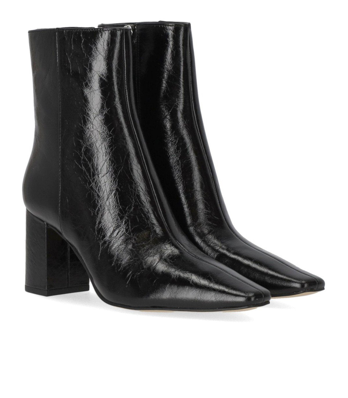 MICHAEL KORS ELISE BLACK HEELED ANKLE BOOT