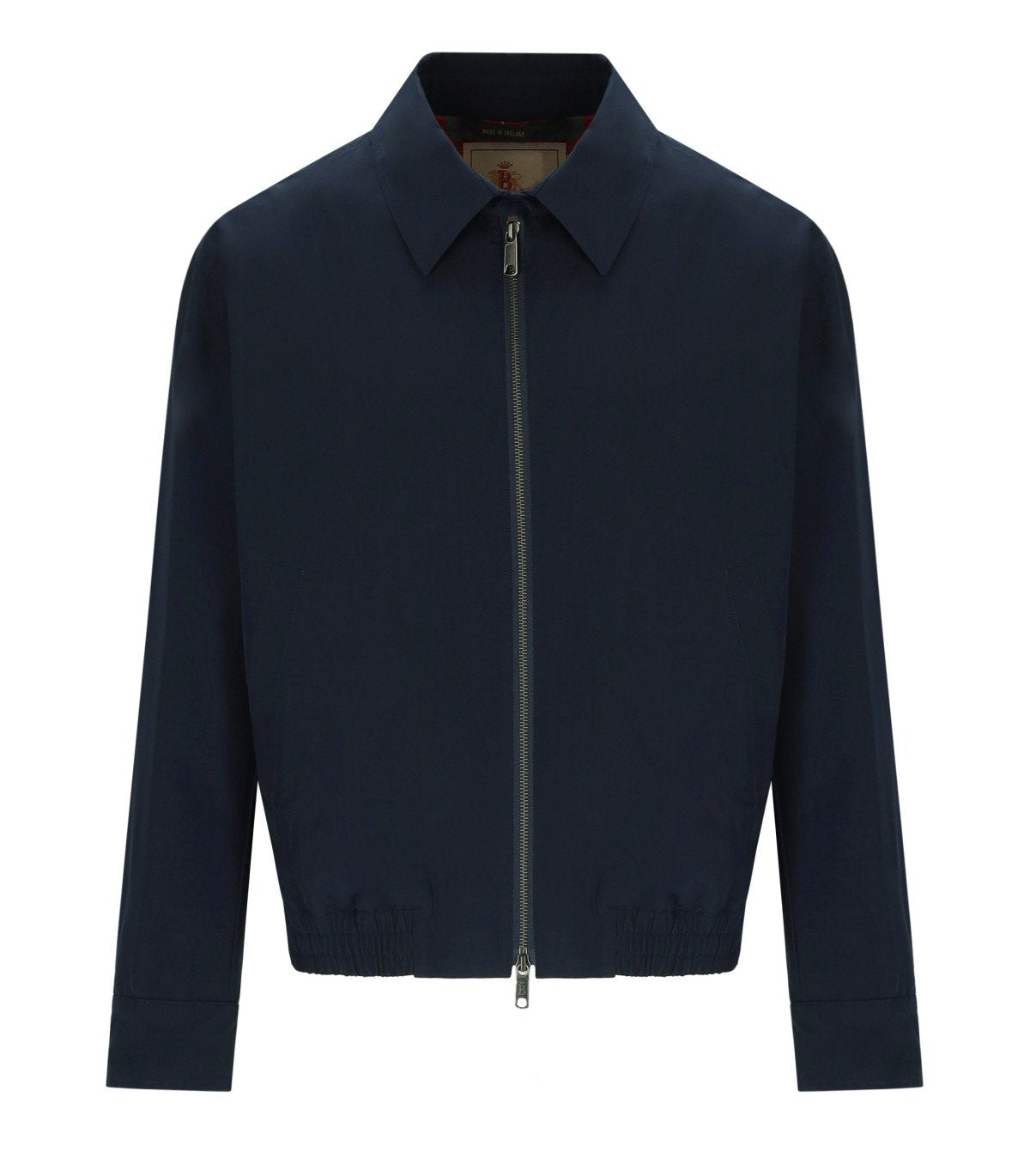 BARACUTA G18 NAVY BLUE BOMBER JACKET