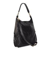 CAMPOMAGGI LUANA BLACK SHOULDER BAG