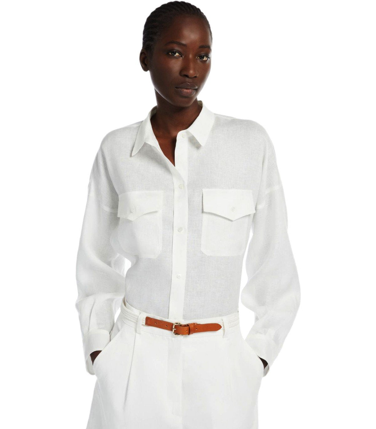 MAX MARA WEEKEND SPOLETO WHITE SHIRT