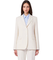 MAX MARA WEEKEND UVA ELFENBEIN EINREIHIGER BLAZER
