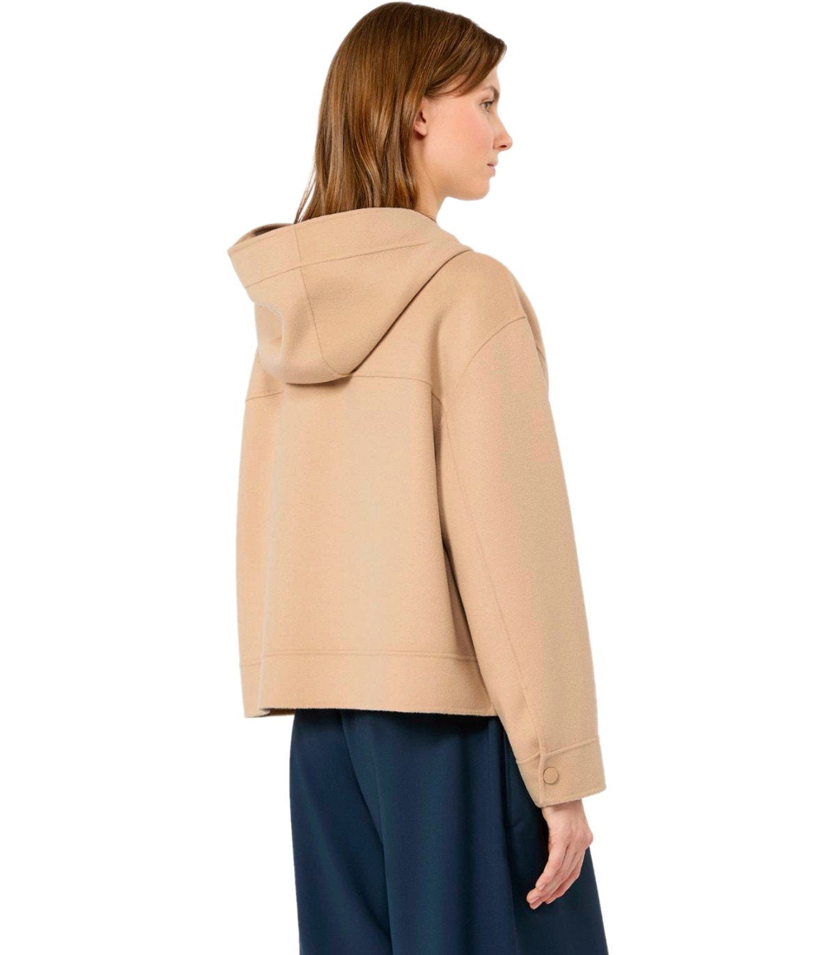 GIACCA CON CAPPUCCIO RIDENTE BEIGE MAX MARA WEEKEND