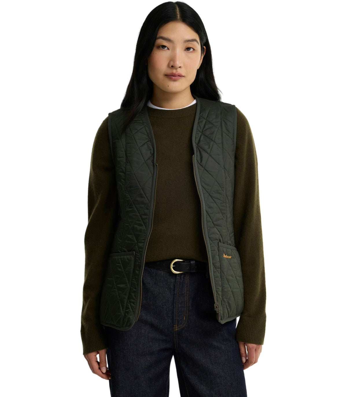 CHALECO BETTY LINER VERDE OLIVA BARBOUR