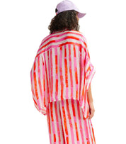 ESSENTIEL ANTWERP HILLINOIS PINK STRIPED SHIRT