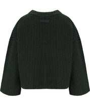 BARBOUR LILIAN GRÜNER RUNDHALSPULLOVER