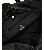 BARBOUR FIELD WAX GRÜNE REISETASCHE