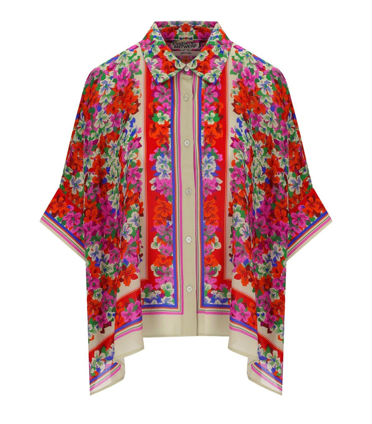 ESSENTIEL ANTWERP JIRT ROOD OVERHEMD