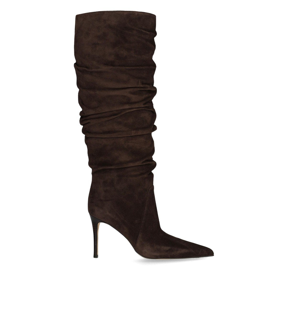 MICHAEL KORS DAWN CHOCOLATE HEELED BOOT