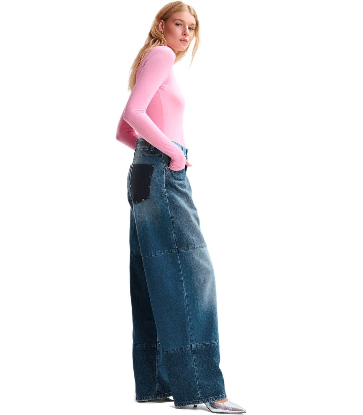 ESSENTIEL ANTWERP JEE PATCHWORK BLAUE JEANS