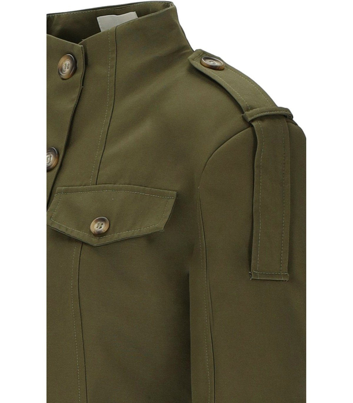 K.K. MILITARY GREEN JACKET WITH POCKETS