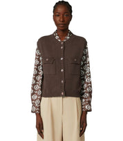 MAX MARA WEEKEND CAPRARA BROWN KNITTED VEST