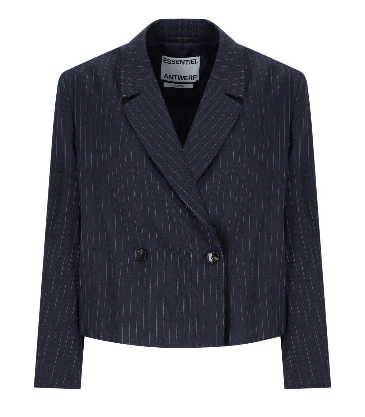 ESSENTIEL ANTWERP ITZEL MARINEBLAUER CROPPED BLAZER