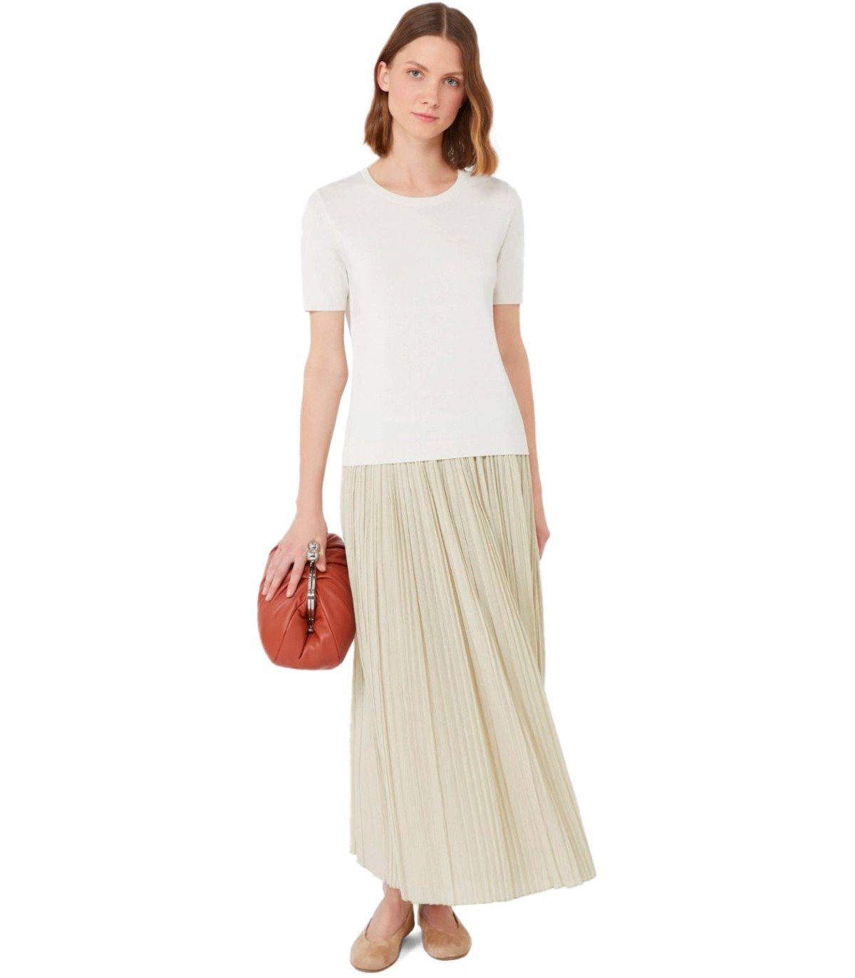 MAX MARA WEEKEND CRAL BEIGE SKIRT