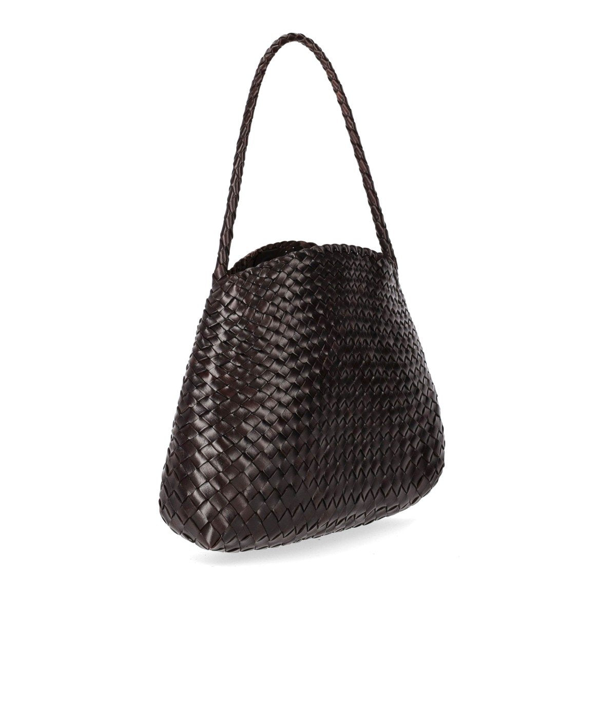 DRAGON DIFFUSION SANTA MARIA MINI DARK BROWN SHOULDER BAG