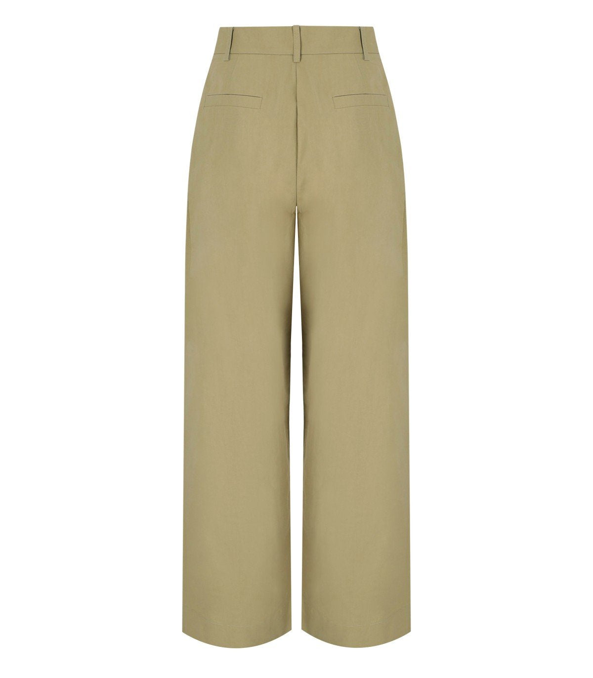 ESSENTIEL ANTWERP JAMMER BEIGE WIDE LEG HOSE