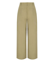 ESSENTIEL ANTWERP JAMMER BEIGE WIDE LEG HOSE