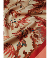MAX MARA WEEKEND ONESTO BEIGE FOULARD SCARF