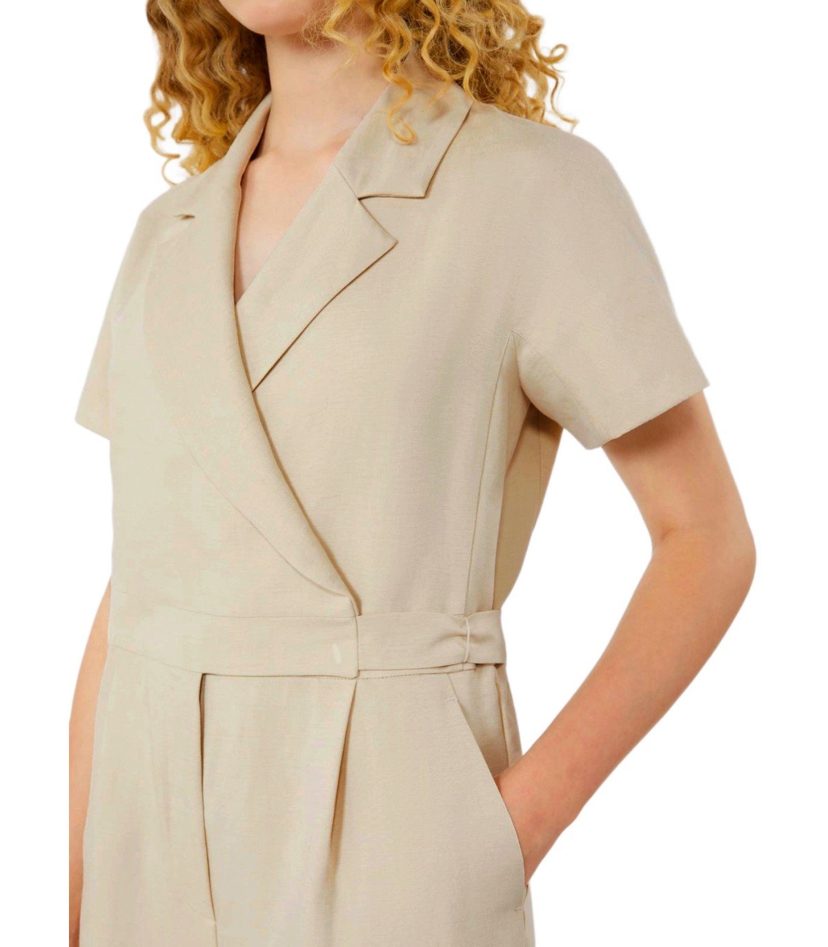 MAX MARA WEEKEND OBLATO BEIGE JUMPSUIT