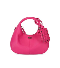 BORSA HOBO MINI CABARET FUCSIA GANNI